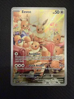 Pokemon TCG - Eevee (188/167) IR - S&V - Twilight Masquerade - Near Mint - Image 1