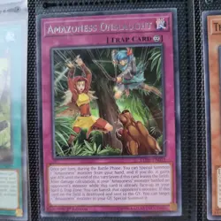 Yugioh - Amazoness Onslaught LEDU-EN011 1st Edition Rare NM - Image 1