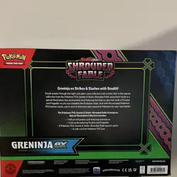 Pokemon TCG Scarlet & Violet Shrouded Fable Greninja ex Special Edition Box - Image 2