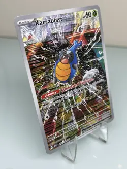 Pokemon TCG Karrablast 094/086 Illustration Rare Holo Sv: Black Bolt English NM - Image 2