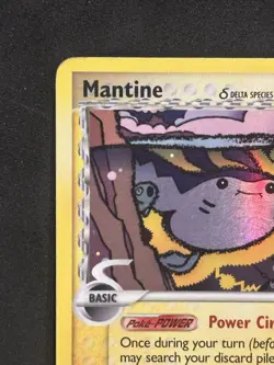 Pokemon Mantine 20/101 EX Dragon Frontiers Reverse Holo Stamped Rare 018 - MP - Image 3