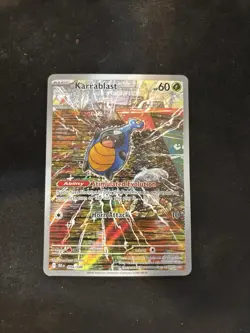 Pokemon TCG #094/086 Karrablast Illustration Rare Holo Sv: Black Bolt English NM - Image 1