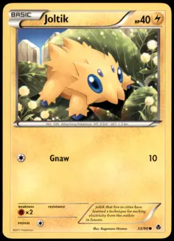 Joltik 33/98 Emerging Powers Common Regular NM Pokemon TCG - Image 1