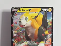 Boltund V SWSH219 SWSH: Sword & Shield Black Star Promo Miscut Back Pokemon TCG - Image 2