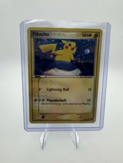 2007 Pokemon Pikachu 12/17 Holo POP Series 5 Inverted Back Error 012/017 NM RARE - Image 1