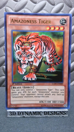 | Yugioh Amazoness Tiger LCJW-EN089 1st Edition Ultra Rare NM 🔥 | - Image 1
