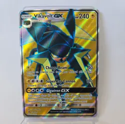 Pokemon Vikavolt GX Ultra Rare Full Art Holo 134/145 SM-Guardians Rising NM - Image 1