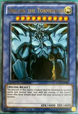 Obelisk The Tormentor - LC01-EN001 - Ultra Rare - Limited Edition - Yugioh - Image 1