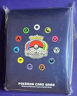 Sealed Yokohama World Championship WCS23 64 Ct Pokemon Card Sleeves 2023 - Image 1