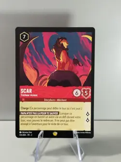 LORCANA FR Card - Chapter 2 125/204 Scar - Legendary New - Image 1