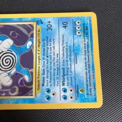 Poliwrath Base Set 2 Holo Unlimited Rare Pokemon TCG Card 15/130 with swirl - Image 4