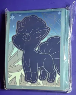 Sealed Silver Tempest Alolan Vulpix ETB 65 Ct Pokemon Card Sleeves - Image 1