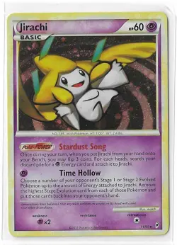 Jirachi 11/95 Call of Legends Holo Rare Cosmos Pokemon TCG Card NM - Image 1