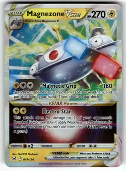 Magnezone VSTAR 057/196 SWSH11: Lost Origin NM Pokemon Card TCG - Image 1