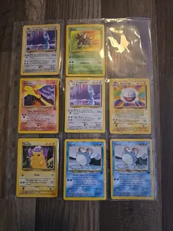 8 Vintage Pokemon Cards - Image 1