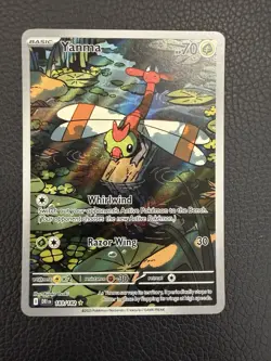 Pokemon TCG Yanma Destined Rivals Full Art Rare Card 183/182 - Image 1