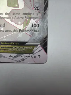 Pokemon Gardevoir EX TCG Holo Full Art Ultra Rare Card RC30/RC32 Damaged - Image 5