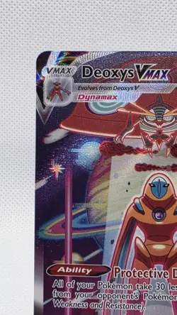 Pokemon TCG Deoxys VMAX Ultra Rare Card Crown Zenith Galarian Gallery - Image 3
