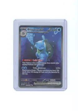 2023 Blastoise ex 200/165 SIR Full Art Holo Pokemon Card Scarlet Violet 151 NM - Image 1