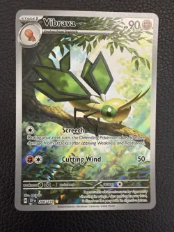 Pokemon TCG Vibrava Illustration Rare Card 206/191 Sv08: Surging Sparks - Image 1