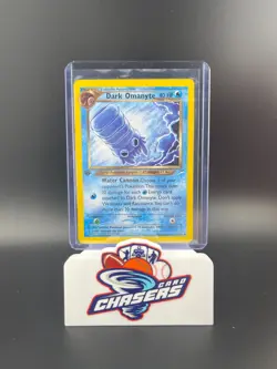 Pokemon Card - Dark Omanyte Neo Destiny 37/105 Uncommon 1st Edition - LP - Image 1
