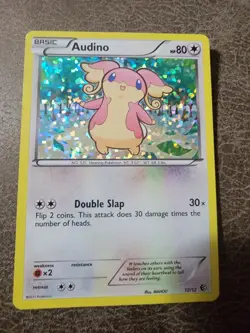 Pokemon Card McDonalds Promo 2011 Audino 12/12 Holo - Image 1