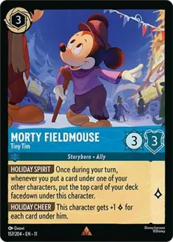 ~ Morty Fieldmouse - Tiny Tim ~ NM Cold Foil ~ Winterspell ~ - Image 1