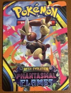 Phantasmal Flames: Trainer Tip Card With Mega Lopunny - Image 1