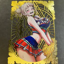Goddess Story Gold METAL Card - Random Serial Number #/100! Anime Bikini Toga - Image 1