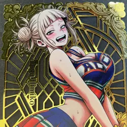 Goddess Story Gold METAL Card - Random Serial Number #/100! Anime Bikini Toga - Image 2