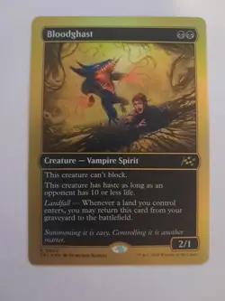 Bloodghast First Place FOIL 1st NM MTG Aetherdrift Magic the Gathering - Image 1