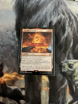 MTG - The Fire Crystal - Final Fantasy Regular NM - Image 1