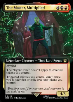 [1x] The Master, Multiplied - Extended Art Near Mint, English Doctor Who Extras - Image 1