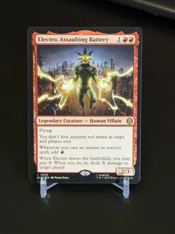 MTG Magic the Gathering Marvel's Spider-Man Electro Assaulting Battery 76 Rare - Image 1