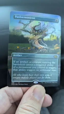 1x PANHARMONICON FOIL BORDERLESS NM - 2X2 EDH Commander MTG X1 - Image 1