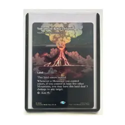 Magic: The Gathering Volcano of Roku's Island 0061 TLE Land Foil English 2025 - Image 1