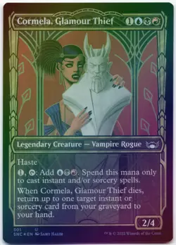 Cormela, Glamour Thief (Showcase) Foil U Streets of New Capenna 301 NM - Image 1