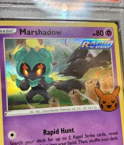 PSA 10 Marshadow #080 Trick or Trade Holo 2023 Pokemon LOW POP - Image 3
