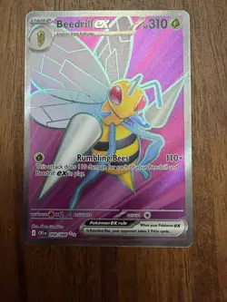 Beedrill ex 098/086 Ultra Rare Full Art Pokemon TCG Chaos Rising CRI English NM - Image 1