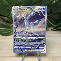 Glaceon VSTAR GG40 Crown Zenith Galarian Gallery Pokemon Card NM - Image 1