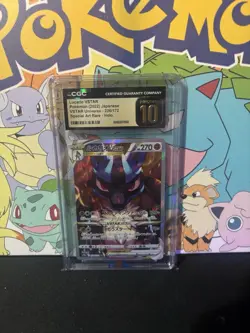 POKEMON CGC PRISTINE 10 LUCARIO VSTAR SWSH291 CROWN ZENITH ETB BLACK STAR PROMO - Image 1