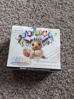 Pokemon Scarlet & Violet: Prismatic Evolutions ETB Sealed Pokemon Center - Image 1