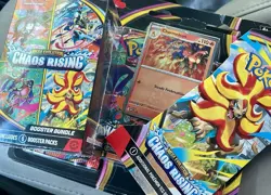 New Pokemon TCG Chaos Rising Booster Bundle Pack,3 Pack Blister, Factory Sealed - Image 2