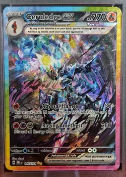 2025 Pokemon EN - Prismatic Evolutions #147 Ceruledge ex SIR - Gem Mint PSA 10 - Image 2