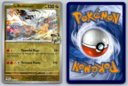 N'S RESHIRAM 116/159 R JOURNEY TOGETHER POKEMON REVERSE HOLO LP RIKA - Image 3