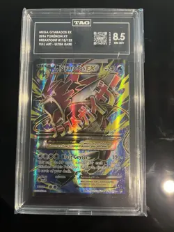 Pokemon TCG M Gyarados EX 115/122 Breakpoint Full Art UR Holo TAG 8.5 EN - Image 1