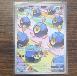 Roggenrola 127/086 Sv: White Flare Illustration Rare Holo Basic 80 HP ENG - Image 1