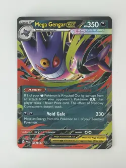 Mega Gengar ex 056/094 Double Rare Pokemon Phantasmal Flames - Image 1