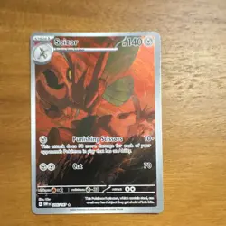 Pokemon Scizor Illustration Rare Full Art SV03 Obsidian Flames 205/197 Holo EN - Image 1