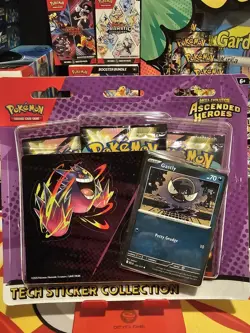 Pokemon TCG Ascended Heroes (GASTLY) Tech Sticker Collection SEALED - Image 1